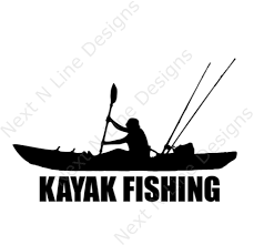 Kayak Fishing Kayak Fishing Decal Fishing Decals Kayak Fishing Kayak Decals