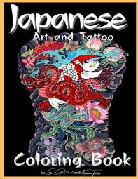 This koi carp coloring book contains 40 single sided coloring pages. Japanese Art And Tattoo Coloring Book Adults Teens With Japanese Art Lovers Themes Such As Dragons Koi Carp Fish Tattoo Designs And More Adult Coloring Books Paperback Bright Side Bookshop