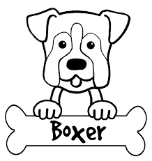 This print with watercolor boxer a wonderful idea if you seek: Boxer Dog Coloring Pages Free Printable Coloring Pages Boxer Dogs Cartoon Dog Dog Coloring Page