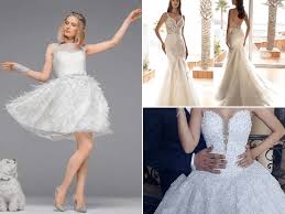 En rosa cameo con falda de tul y detalles bordados. Vestidos De Novia Para Boda Civil Modaellas Com