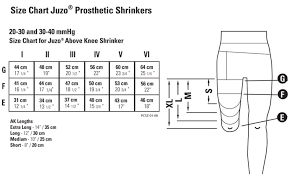 juzo varin ak stump shrinker w silicone band 20 30 mmhg