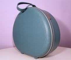 Samsonite Silhouette Round Hat Box Suitcase Blue Vintage Luggage 1963 Travel Vintage Luggage Travel Accs Ebay Vintage Luggage Samsonite Round Hat