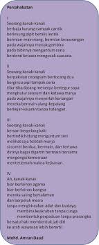 Syair Contoh Gurindam Persahabatan Cikimm Com