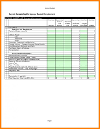 Operating Budget Example Budget Template Budget Spreadsheet Budgeting