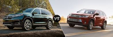 2019 Honda Pilot Vs 2019 Toyota Highlander