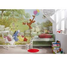 Il y a du winnie l'ourson dans l'air ! Papier Peint Winnie L Ourson Ballon Disney 368x254 Cm Papier Peint Sur Bebegavroche Winnie L Ourson Murals Enfants Tapisserie Chambre Enfants