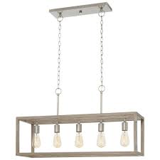 Houzz is the new way to design your home. Home Decorators Collection Boswell Quarter 5 Light Brushed Nickel Island Chandelier With Weathered Wood Accents 7965hdcdi The Home Depot