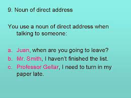 Nine Noun Functions A Noun Is A Part