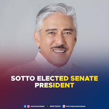 SOTTO ELECTED SENATE PRESIDENT Senate Deputy Minority Leader Migz Zubiri