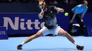 Compared to frames like the pure aero, the blade isn't geared for massive topspin, and tsitsipas isn't that type of player. Atp Finals Stefanos Tsitsipas Beats Dominic Thiem Live Bbc Sport