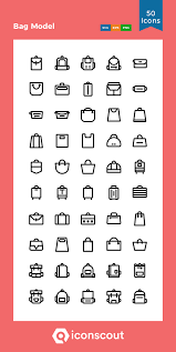 Download Bag Model Icon Pack Available In Svg Png Eps Ai Icon Fonts Icon Pack Icon Tag Template Free