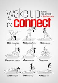 Visual Workouts Easy Yoga Workouts Wake Up Yoga Bodyweight Workout
