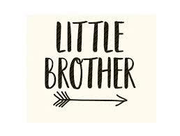 Great big brother tee with little brother baby bodysuit. Little Brother Quote Graphic Graphic By Svgplacedesign Creative Fabrica