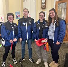 Oswego swimming teams honored MLK Day with a day of service volunteering at  the annual minigolf fundraiser at the Oswego Public Library. #ohs  #oswegohighschool #oswegony #bucboosters #buc #bucblue #bucnation
