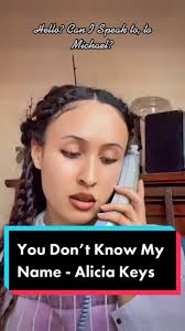 Hello? Can I speak to, to Michael? Me in the back of the car since ‘03.  @aliciakeys 💜 #throwback #foryoupage #aliciakeys #rnb #oldschoolmusic #00s