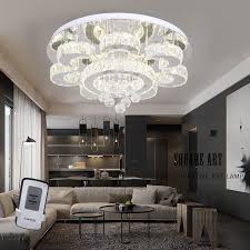Led Dimmbar Kristall Deckenlampe Deckenleuchte Flurlampe Effektlampe Wohnzimmer Ebay