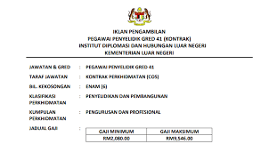 Maka, hubungan internasional bisa menjadi pilihan yang cocok untuk kamu. Jawatan Kosong Di Institut Diplomasi Dan Hubungan Luar Negeri Idfr Jobcari Com Jawatan Kosong Terkini