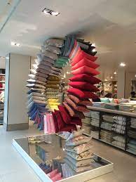 Jlp Cushion Sculpture Visual Merchandising Displays Fabric Display Store Design