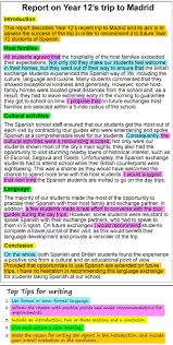 A Report On A School Trip Abroad Teaching Writing Ielts Writing Academic Writing