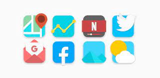 Unpivot icon pack unpivot is a derivation of pivot icon pack but without the slight rotation allowing greater adaptability to material design by google. Flat Evo Icon Pack 5 0 Apk For Android Apkses