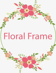Flower Frame Vector Wreath Hand Painted Flowers Png And Vector With Transparent Background For Free Download Flower Frame Vector Flowers Flower Frame Png