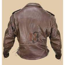 Terminator Brown Distressed Leather Jackets In Usa Uk Canada Australia Germany France Ashburn New York London Chicago Los Angeles Dallas Toronto Pa Distressed Leather Jacket Leather Jacket Best Leather Jackets