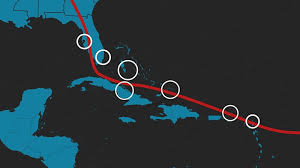 Charting Irmas Path Of Destruction