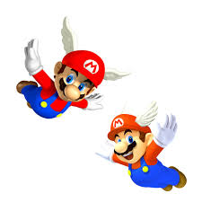 When you get a certain number of stars, a skylight will appear in the center of the castle's first floor lobby, shining down onto the sun pattern in the center . Nostalgia Wing Cap Mario 64 Old Image Funny Mario Super Mario Bros Mario Brothers