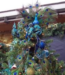 Best choice products 6ft hinged douglas full fir art. Peacock Christmas Tree Decorating Ideas