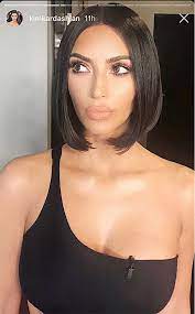 This Easy At Home Trick Is The Key To Kim Kardashian S Bob Looking So Freaking Perfect Kardashian Hair Kim Kardashian Short Hair Kim Kardashian Hair
