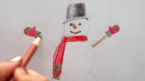 Ihr musikalischer partner für jedes fest! Schneemann Zeichnen Malen Im Winter How To Draw A Snowman Kak Narisovat Snegovika Youtube