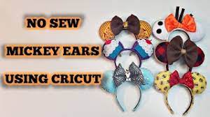 64kb, mickey mouse ears template as a graphic illustration picture with tags: No Sew Mickey Ears Using Cricut Diy Disney Mouse Ears Youtube