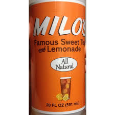Filtered water, pure cane sugar and fresh brewed tea. Calories In Famous Sweet Tea And Lemonade From Milo S
