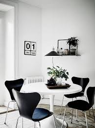 5 Scandinavian Dining Rooms To Make You Crave For A Round Table White Round Dining Table Round Dining Room Dining Table Black