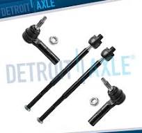 RWD Front Inner Outer Tie Rods for 2006-2010 Chrysler 300 ...