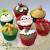 Fondant Christmas Cup Cake Toppers