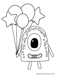 The best for teachers and parents. Monster Coloring Pages 4 Cute And Silly Monsters For Kids Free Printables Fun Loving Families