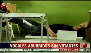 Por tercera vez el humorista cumple su rol de vocal de mesa. Los 17 Chascarros Mas Wajaja De La Eleccion Y Que Demuestran Que Votar Fue Lo Menos Importante