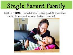 They may have to contend with the bible says: Whats A Single Parent Family