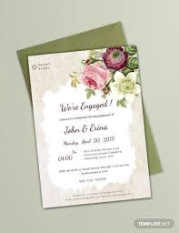 Choose a card template or design your own card from scratch. 16 Engagement Invitations Psd Ai Word Free Premium Templates
