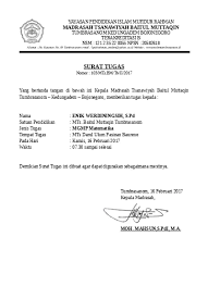 Surat tugas ini dapat menjadi manifestasi bukti yang valid. Contoh Berkas Surat Sekolah Format Microsoft Word Surat Tugas