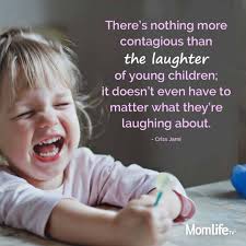 Mother's questioning stance and humorous responses