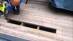 Maybe you would like to learn more about one of these? How To Replace Part Of A Deck Board Youtube