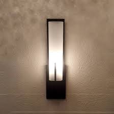 China Modern Square Glass Wall Sconce Wall Light With Black Metal Frame For Bathroom China Wall Lamp Wall Lamp Sconce