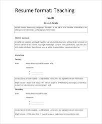 This modern teacher resume is perfect for job seekers who want to keep their resume concise. Simple Resume Format For Teacher Job How Word File Download Driver Hudsonradc