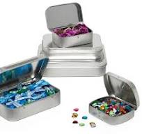 Hinged Rectangular Tin Cans