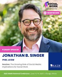 We are thrilled that our own Jonathan Singer, Ph.D. will be presenting at  the 2025 NASW National Conference