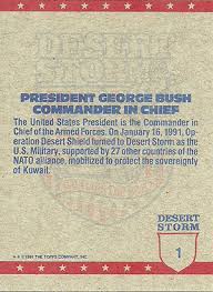 And many still have i was well into my prime childhood collecting days when the 1991 topps baseball cards were not to be confused with topps' set of desert storm cards which featured military subject matter, the desert. 1991 Topps Desert Storm Trading Cards Checklist Set Info More