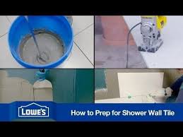 Before Tiling A Shower Wall Make Sure You Prep The Area In This Video Lowe S Walks You Through The Necess Shower Wall Tile Shower Wall Bathroom Shower Walls