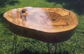 Spalted Oak Slab And Epoxy Table Stump Table Wood Stumps Wood Projects